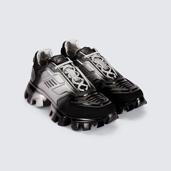 Prada Cloudbust Thunder sneakers in Black/Silver, size 38.5 - Picture 15 of 16